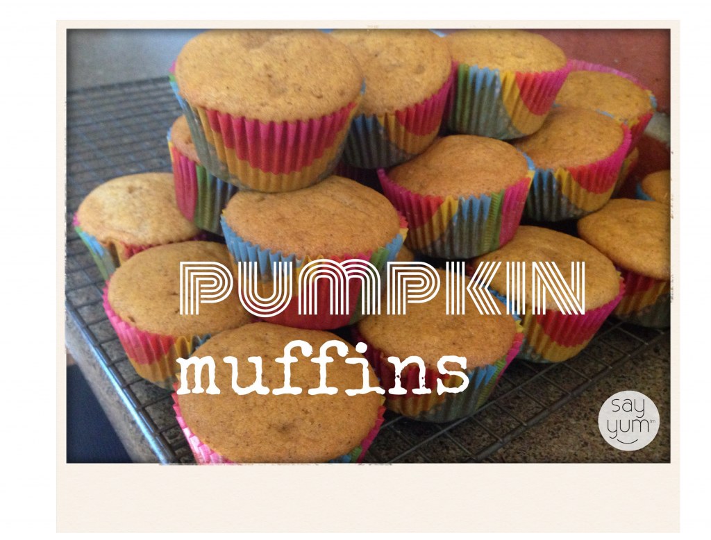 Pumpkin muffins or bread recipe - light and fluffy from sayyum.com