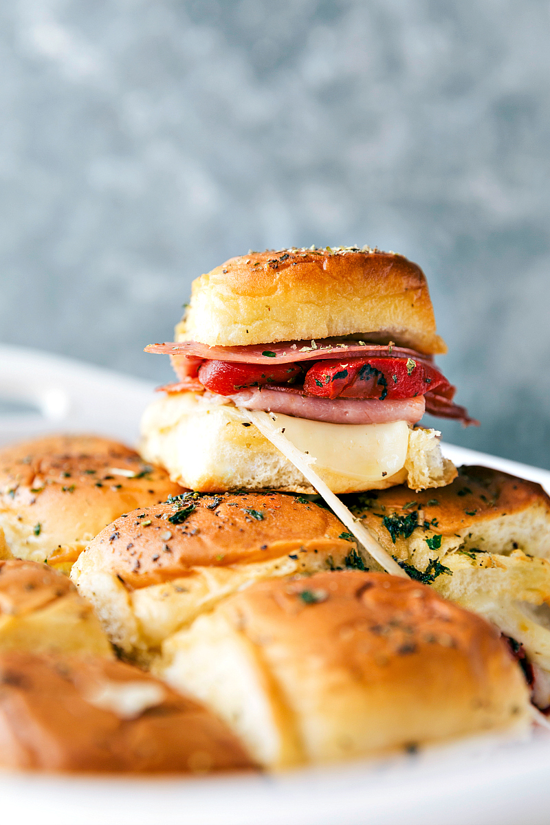 hotitalianslidersforacrowdgraduationpartyrecipeeasy say yum!™