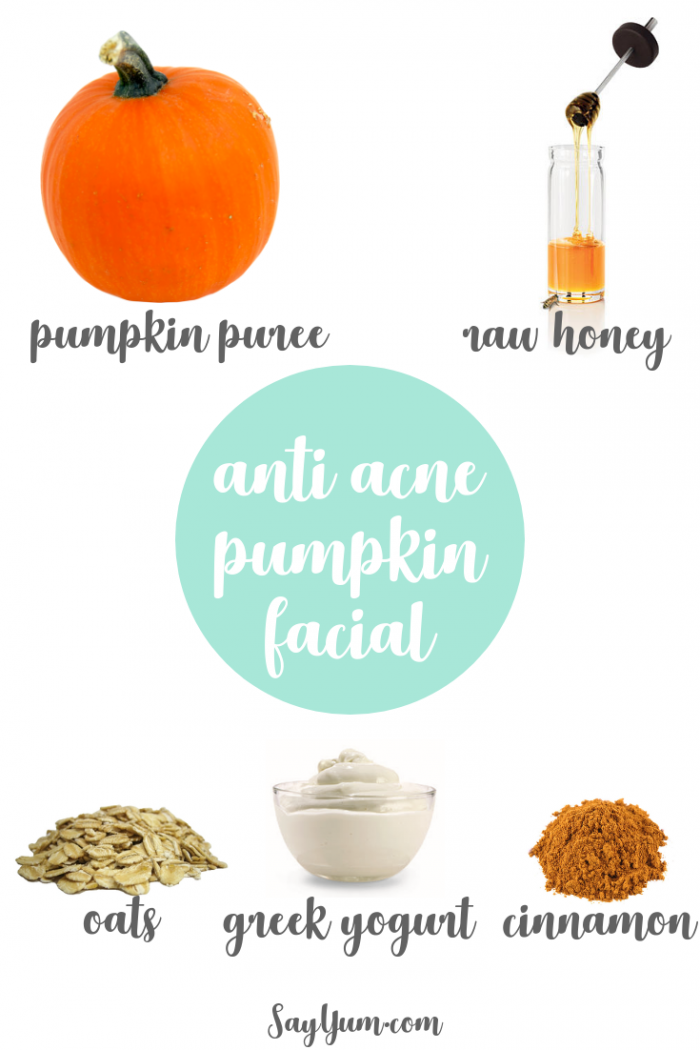 antiacne pumpkin face mask { natural, moisturizing } say yum!™