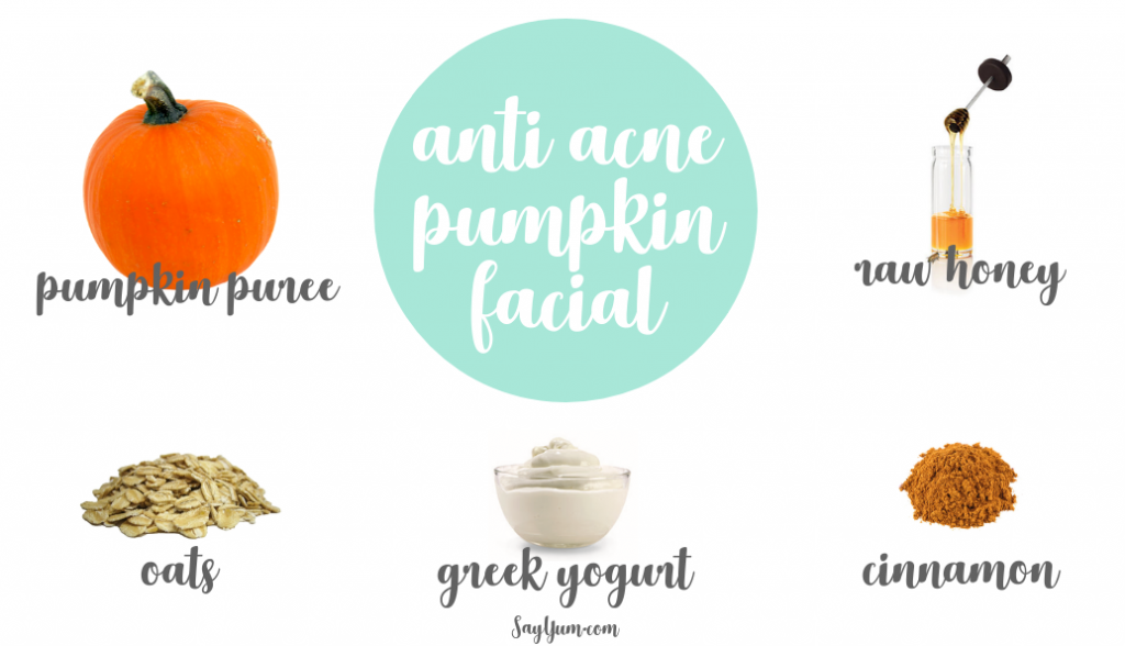 antiacne pumpkin face mask { natural, moisturizing } say yum!™