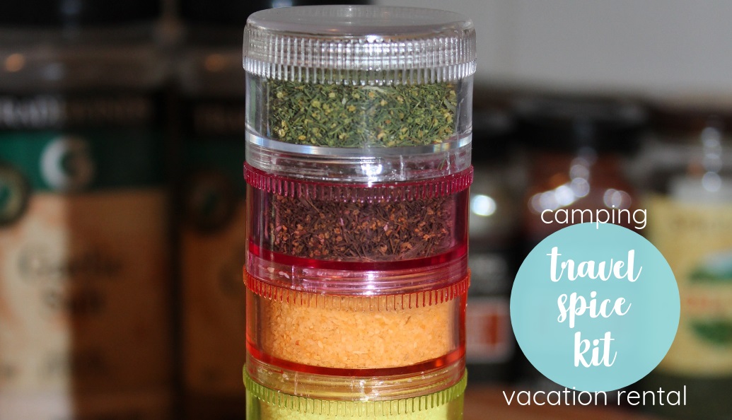 pack spices on vacation { camping 